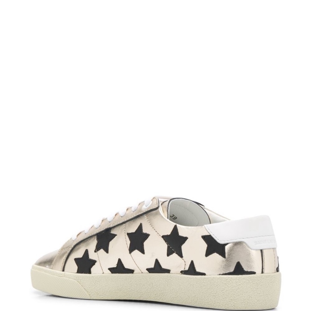 ⭐️HP⭐️ YSL Court Classic Metallic Star Sneaker - Picture 3 of 9